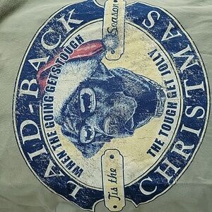 Comfort Colors Christmas Labrador Sunglasses Santa Hat Sleigh Cotton T-Shirt